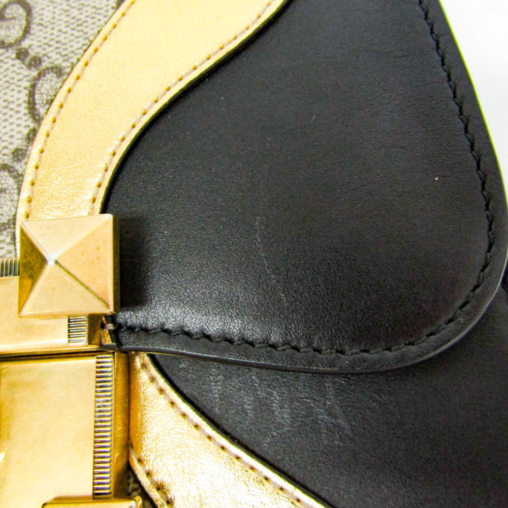 GUCCI Black Leather Shoulder Bag - Picture 9 of 15